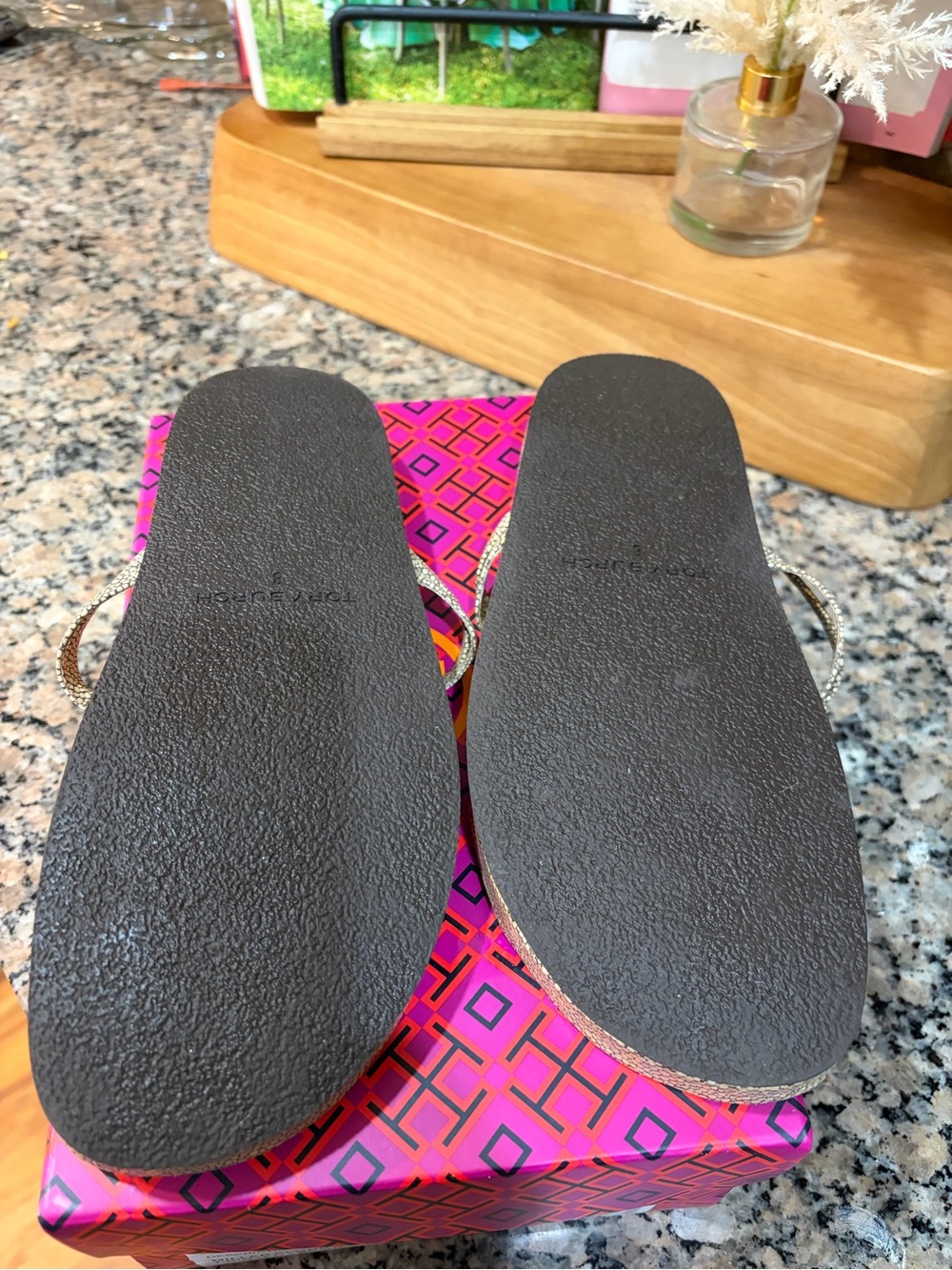 Tory Burch Miller Cloud Thong Sandals. - Picture 3 of 5